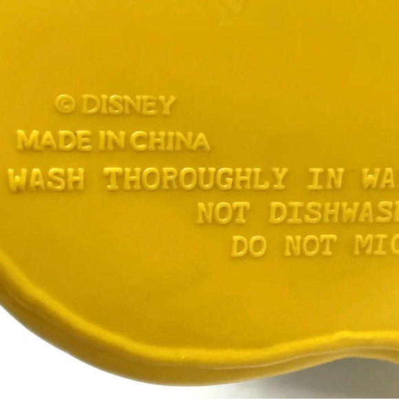 Vintage Walt Disney 12" Donald Duck Hard Plastic Water Bottle w/straw - Picture 10 of 10